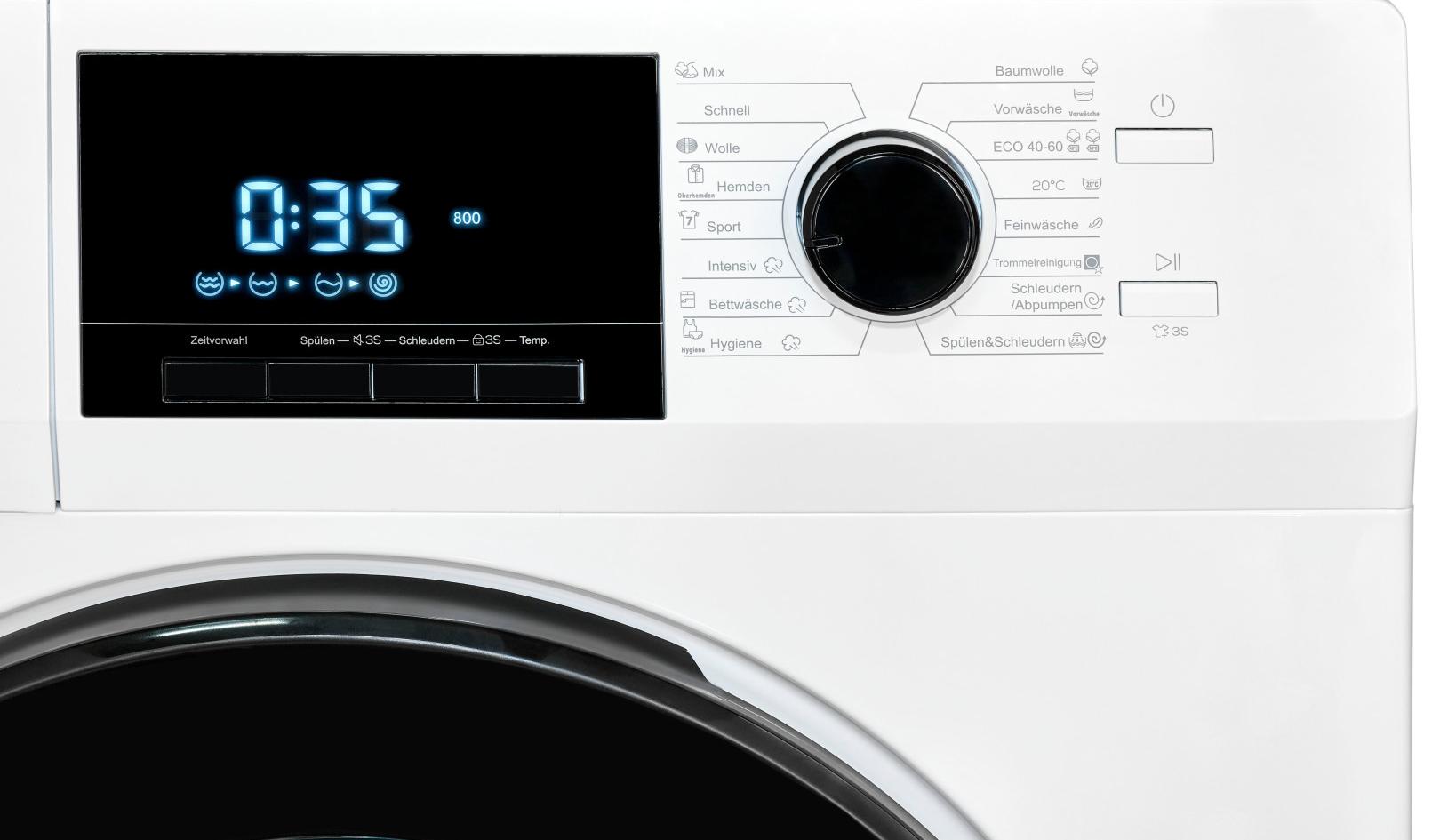 Waschmaschine Waschvollautomat 9 Kg