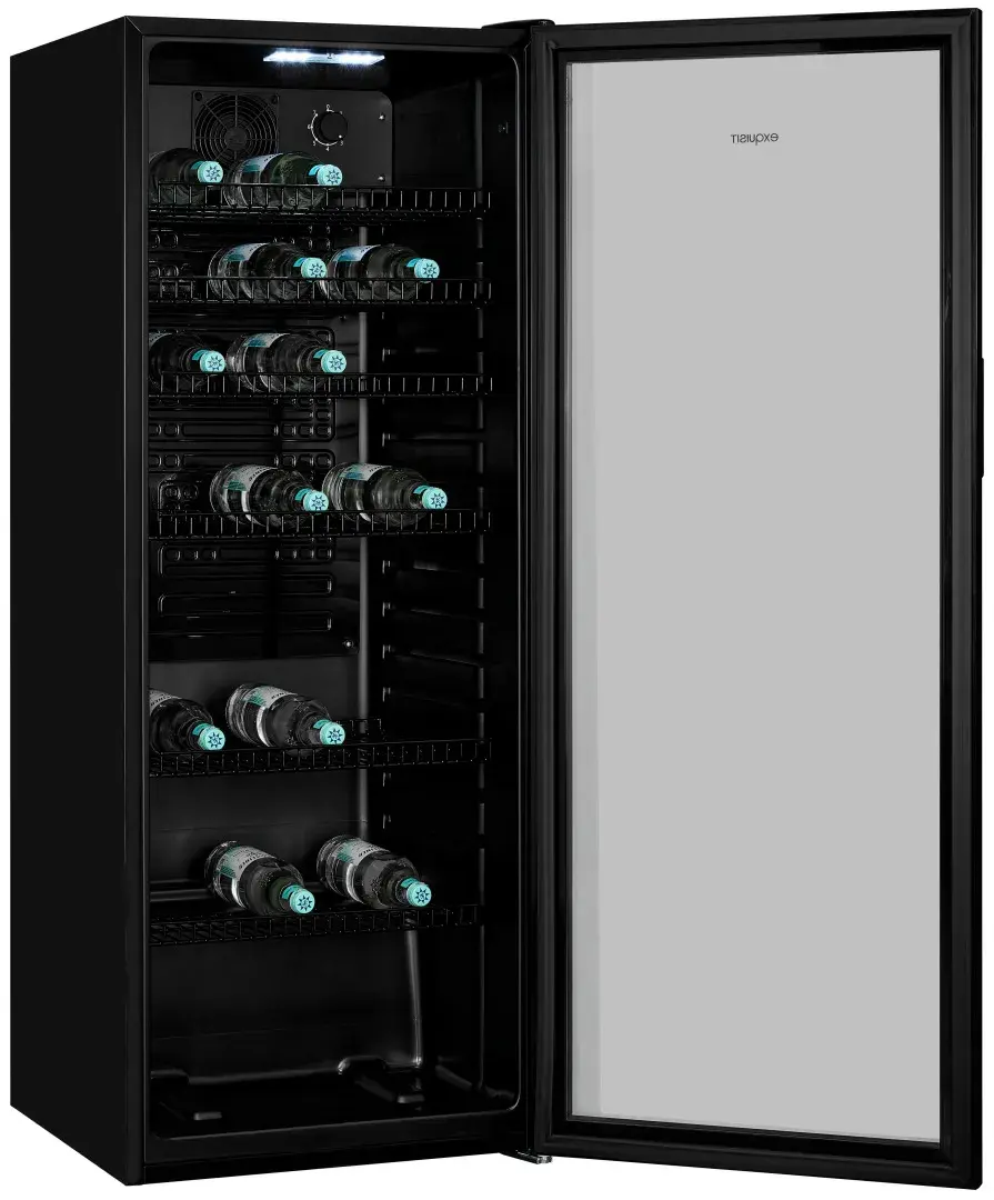Exquisit Kühlschrank Flaschenkühlschrank Glastür